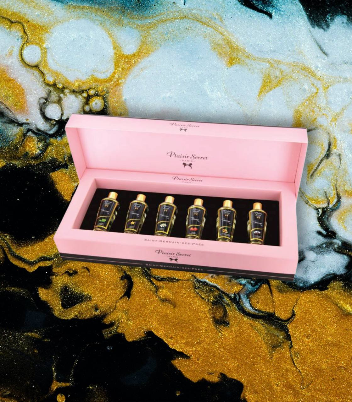 6 ACEITES DE MASAJE COFFRET PLAISIR SECRET