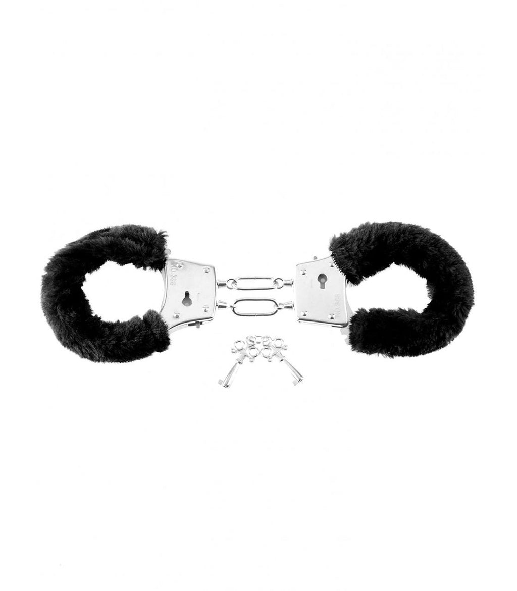 BEGGINER’S FURRY CUFFS BLACK