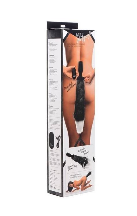 COLA PLUG ROTADOR/VIBRADOR USB ZORRO CON MANDO