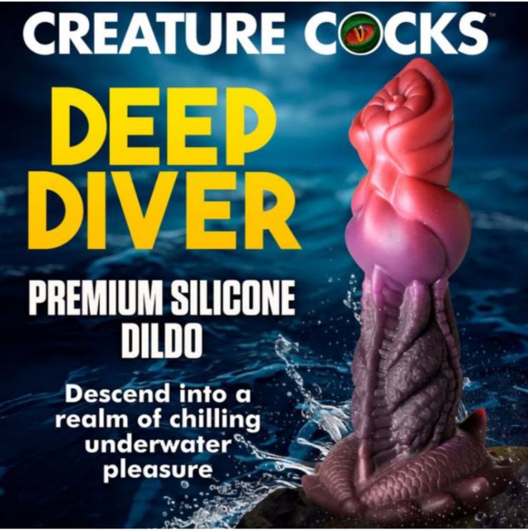 DILDO SILICONA DEEP DIVER
