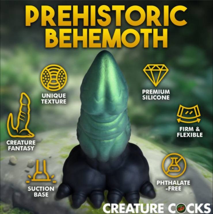 DILDO SILICONA DICKOSAUR DINOSAUR