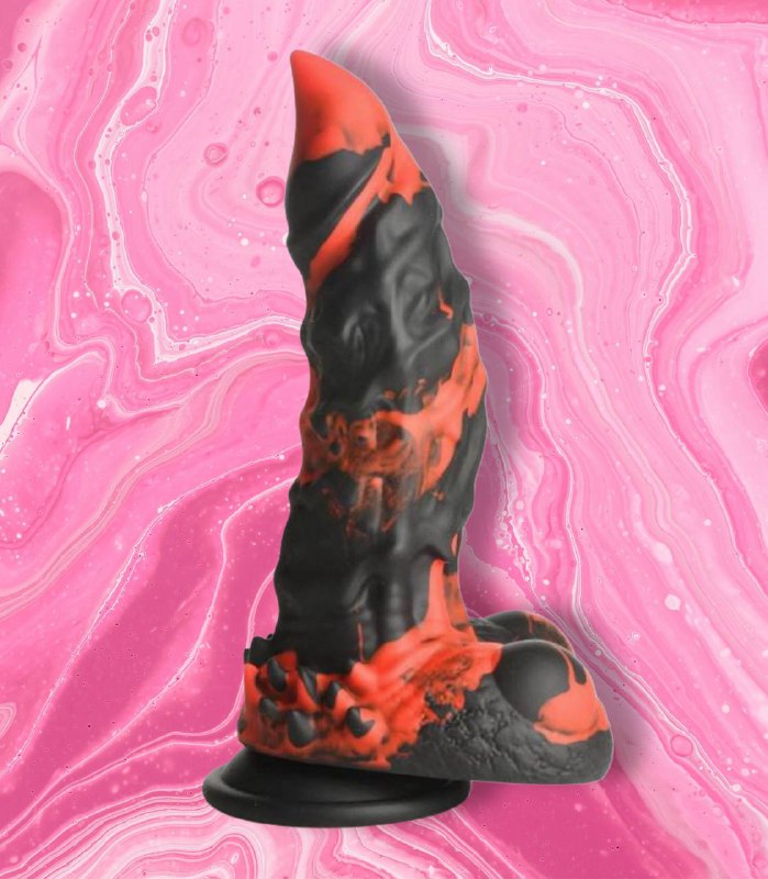DILDO SILICONA FIRE DEMON MONSTER