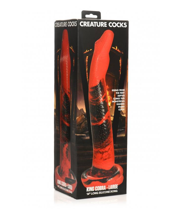 DILDO SILICONA KING COBRA LARGE
