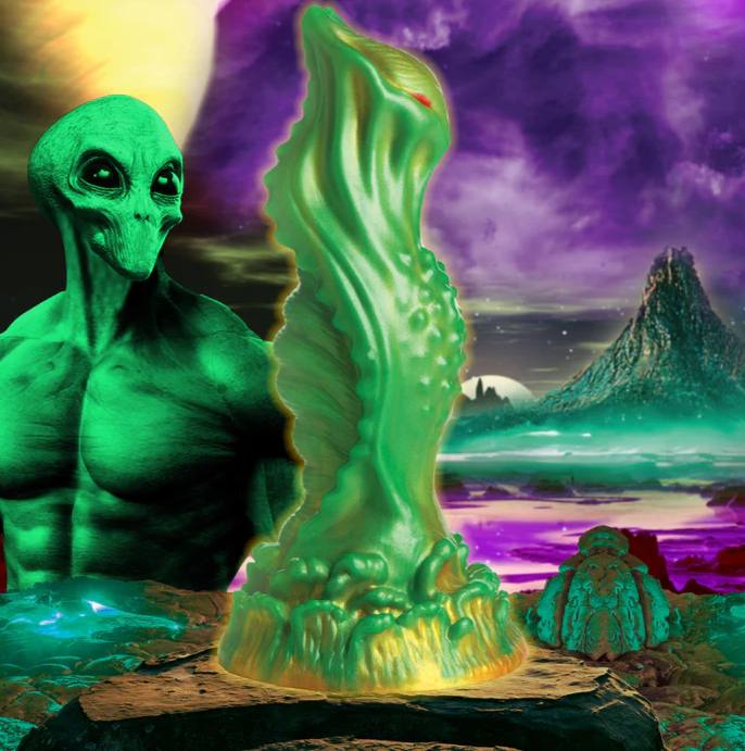 DILDO SILICONA NEBULA ALIEN