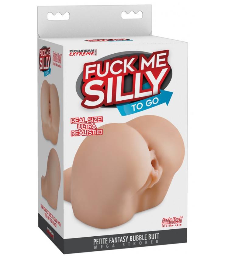 FUCK ME SILLY TO GO - PETITE FANTASY BUBBLE BUTT MEGA STROKER LIGHT