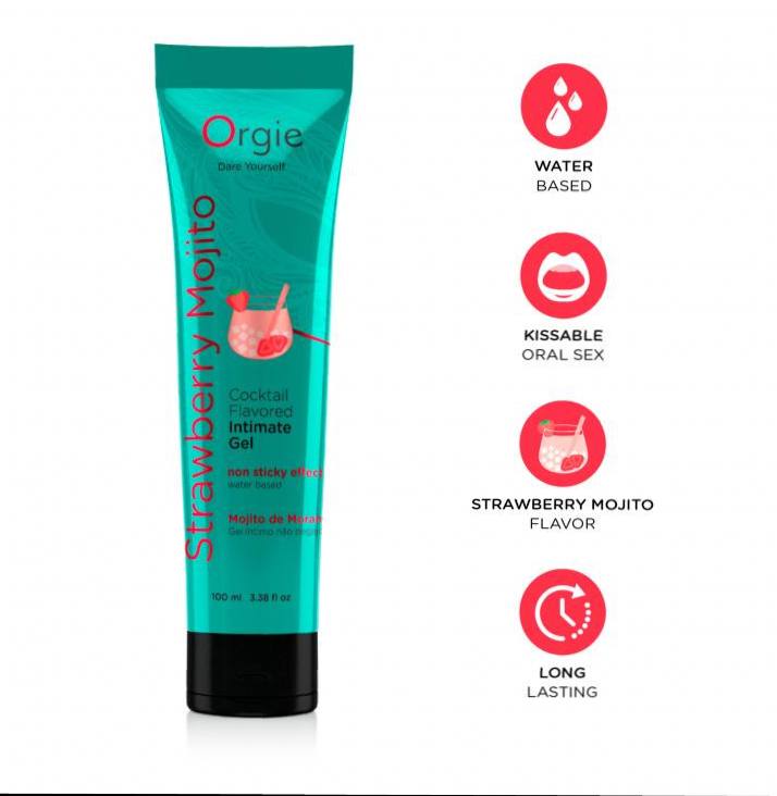 LUBRICANTE COCKTAIL MOJITO DE FRESA 100ML