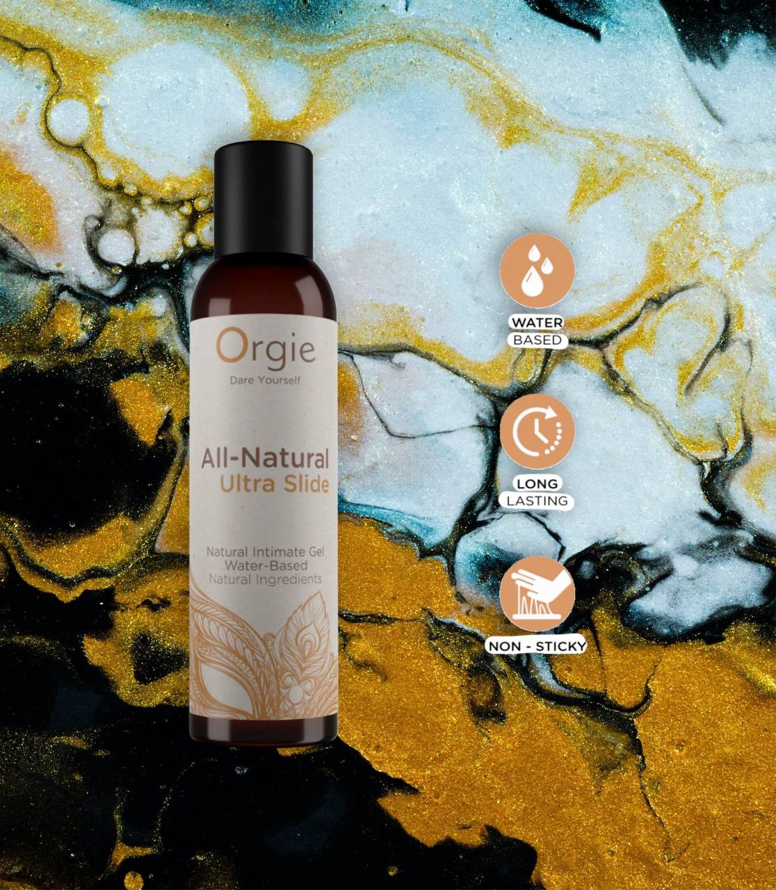 LUBRICANTE NATURAL BASE AGUA ULTRA SLIDE 150 ML