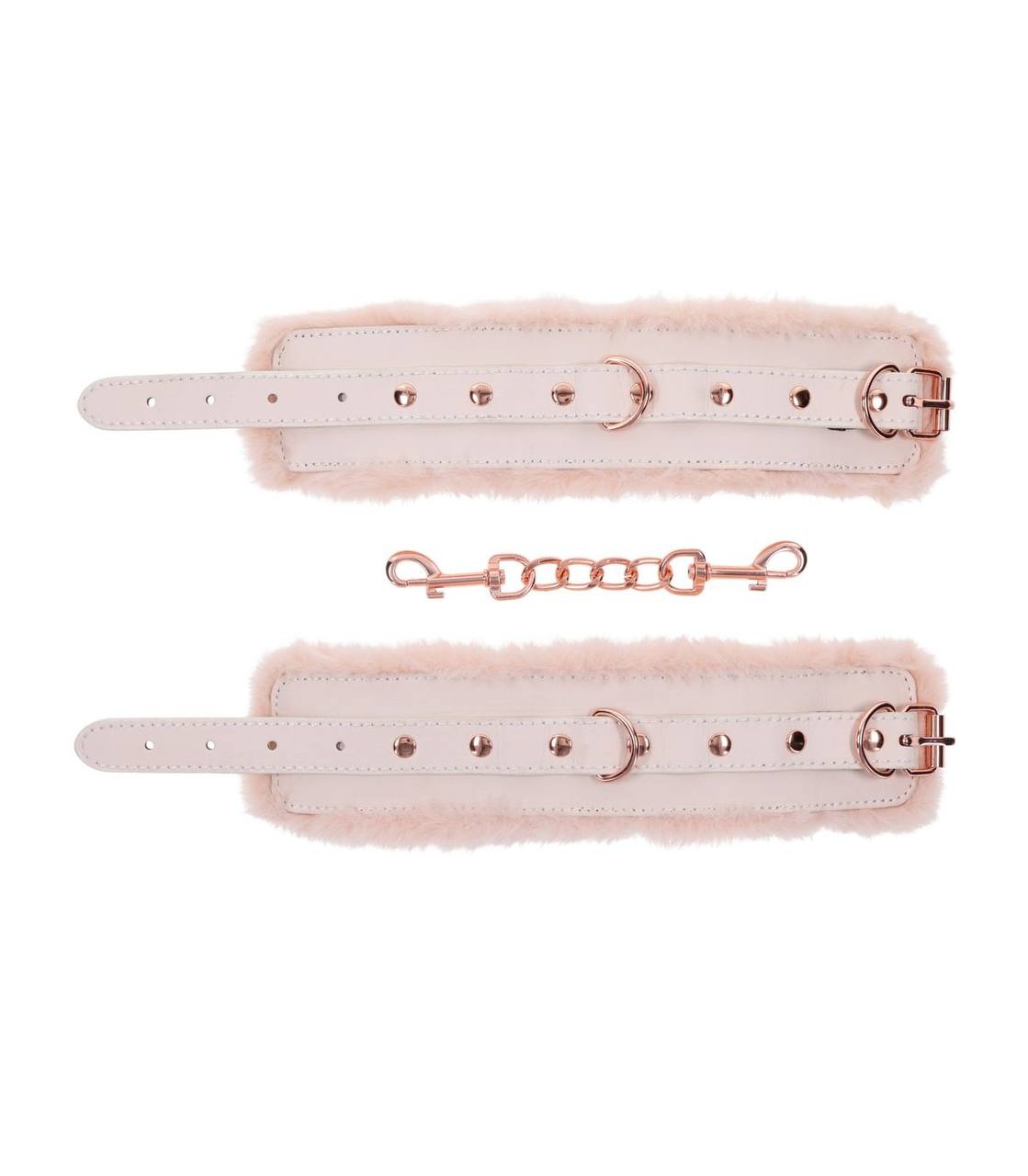 PEACHES ‘N CREAM 🍑 FUR HANDCUFFS