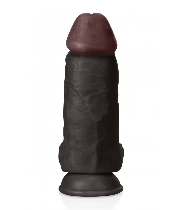 PENE REALISTA NEGRO COLOSSUS 26 CM