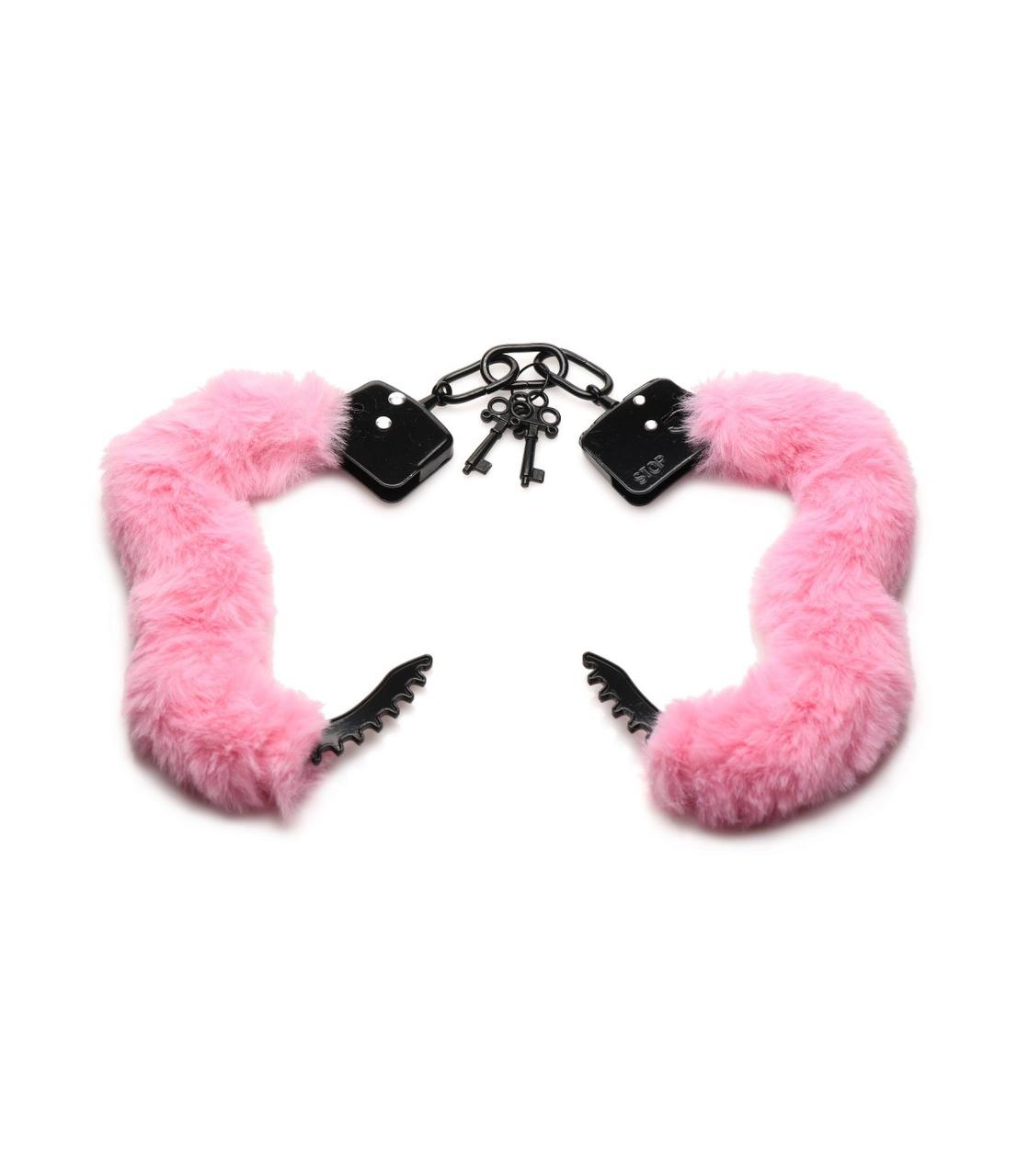 PINK & BLACK HANDCUFFS