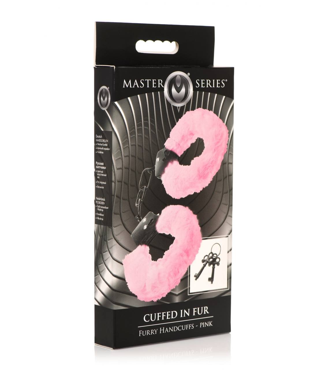 PINK & BLACK HANDCUFFS