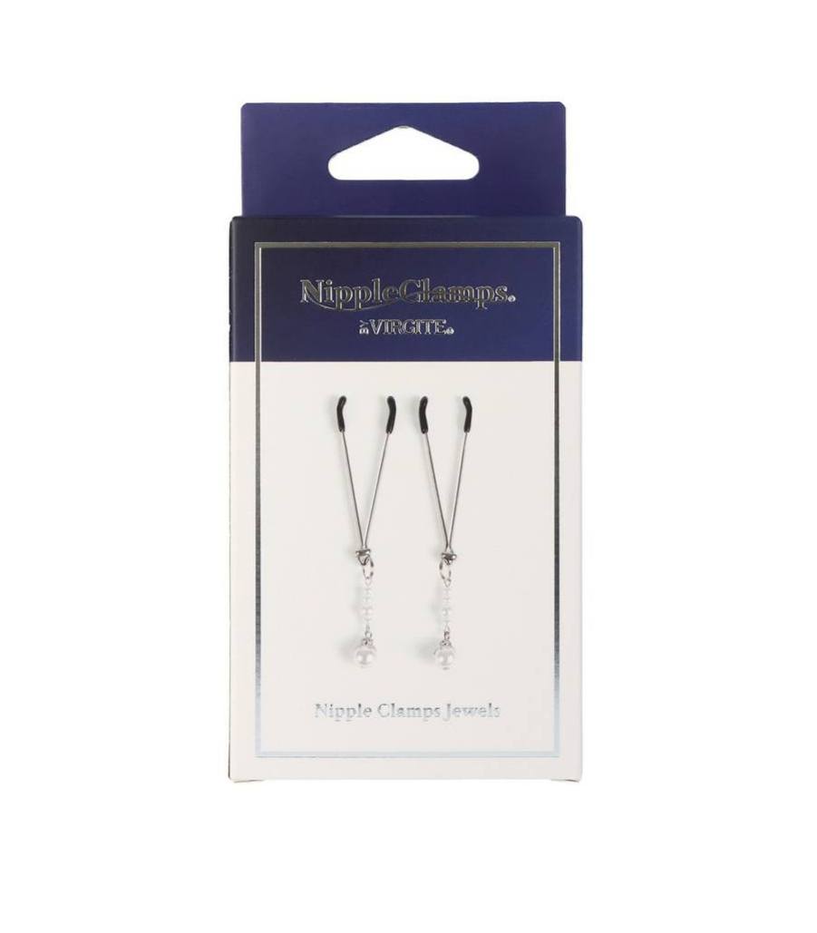 PINZAS PARA PEZONES CON PERLAS