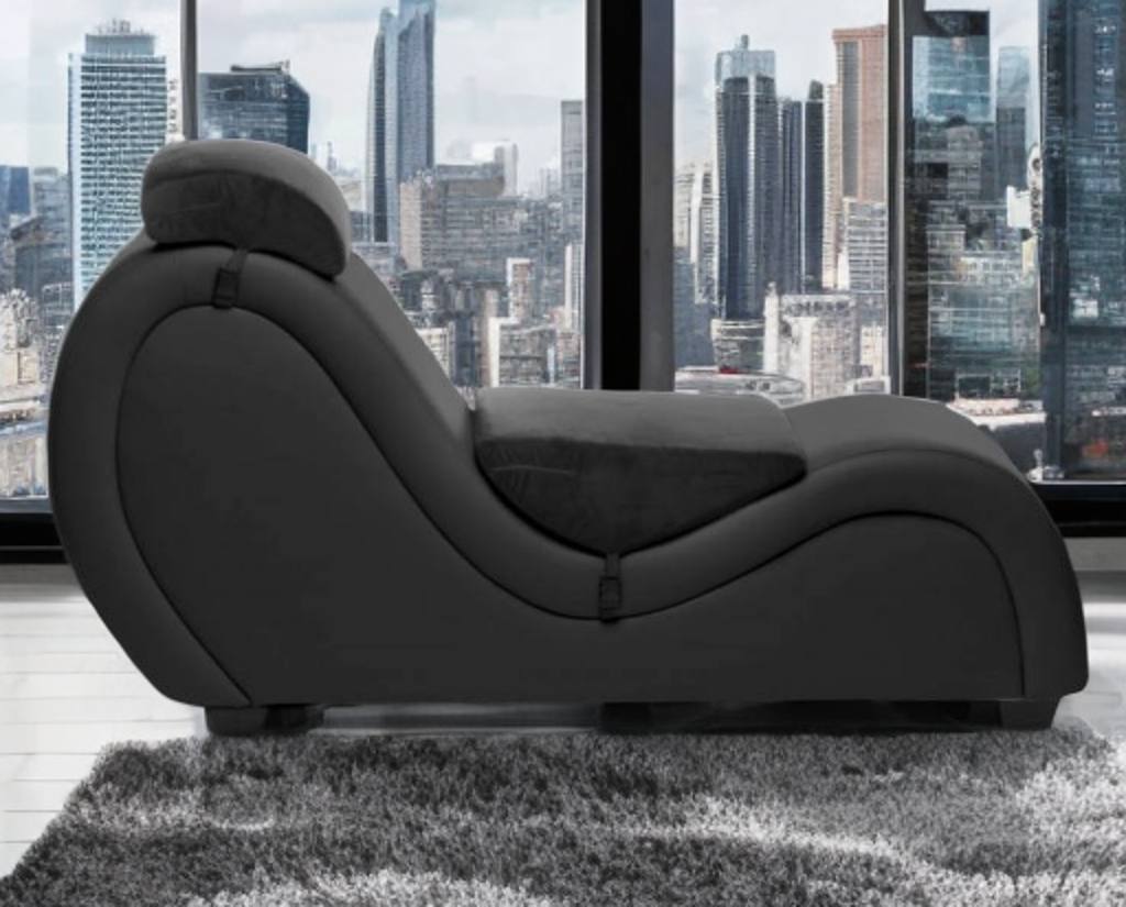 SOFA POSTURAS COUCH CHAISE LOUNGE NEGRO