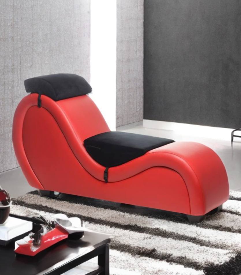 SOFA POSTURAS COUCH CHAISE LOUNGE ROJO